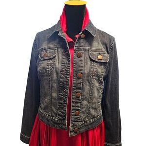 Elle Blue Denim Jean Jacket Size Small